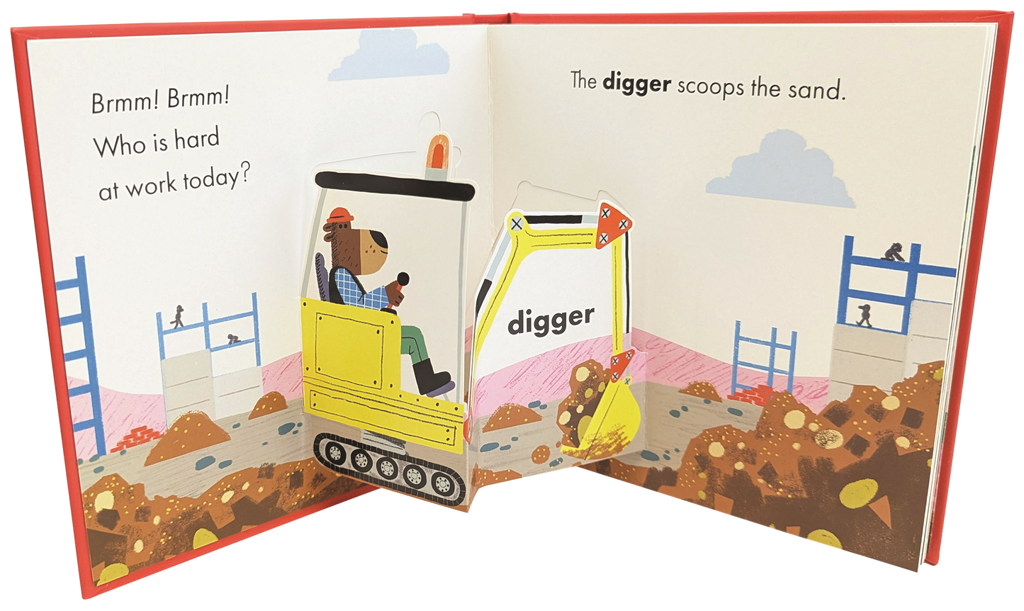 Pop-Up Vehicles: Let's Dig! Book