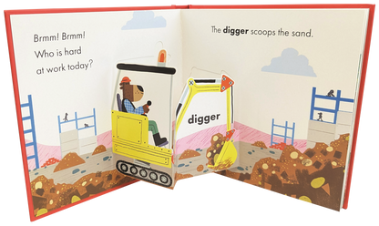 Pop-Up Vehicles: Let's Dig! Book