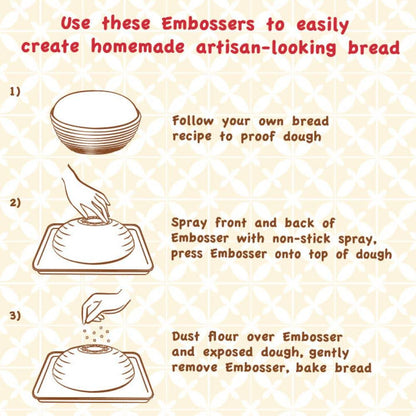 Bread Embossers - Set of 2