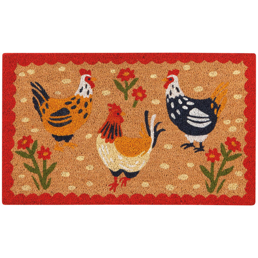 Free Range Chickens Doormat