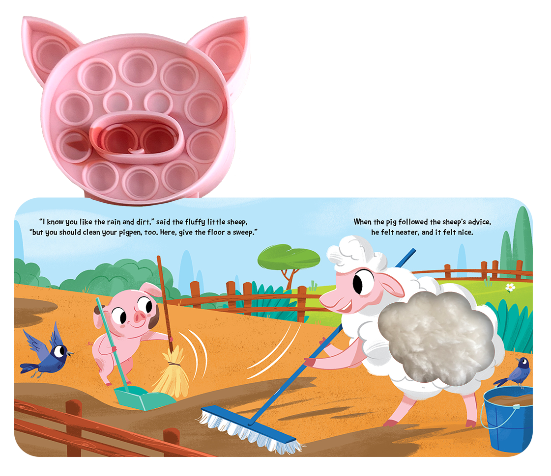 Little Pig Sensory Fidget Book