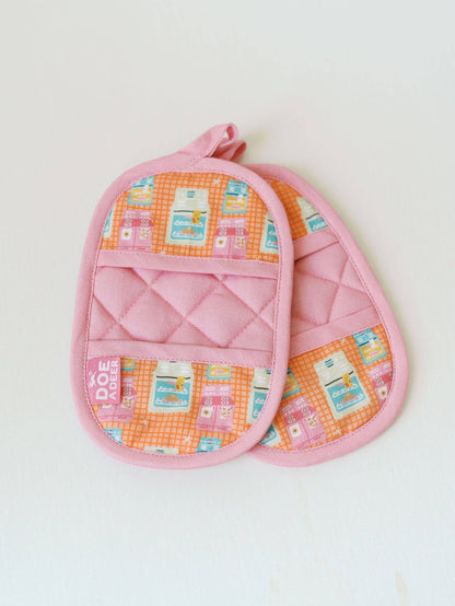 Vintage Ovens Mini Mitt Set - Set of 2