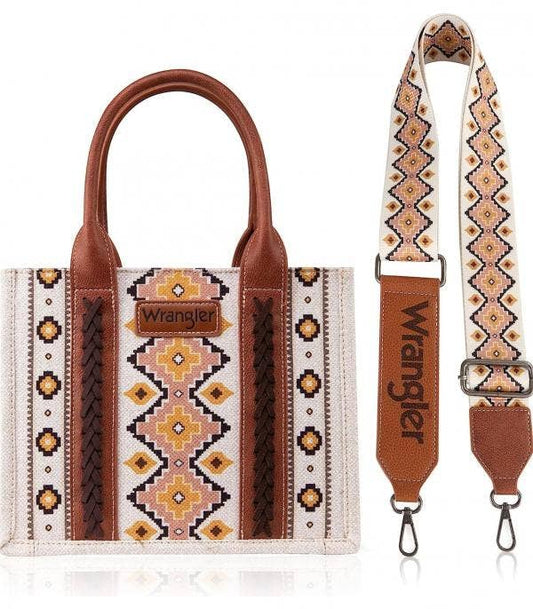 Wrangler Aztec Tote/Crossbody Bag - American Farm Company