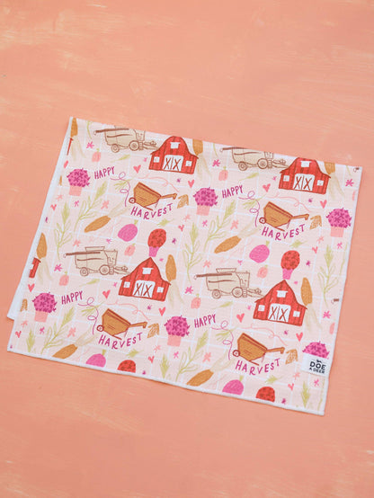 Happy Harvest Waffle Towel