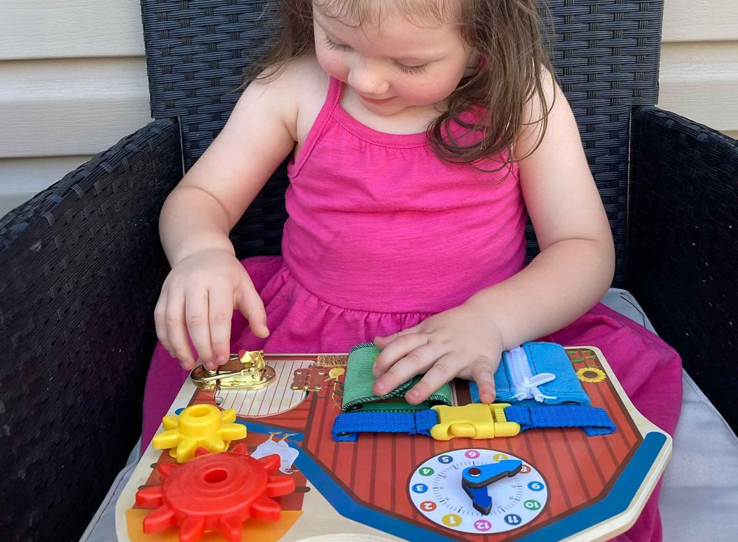 Brilliant Baby Farm Busy Board Book