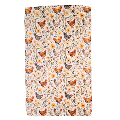 Chicken Farmhouse Waffle Dish Towel