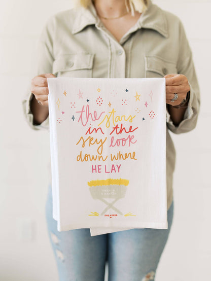 'The Stars in the Sky' Holiday Tea Towel