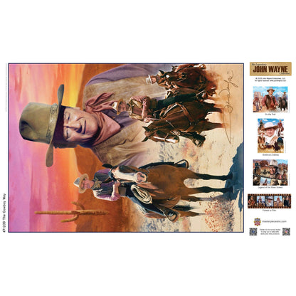 John Wayne 'The Cowboy Way' Puzzle - 1000 Piece