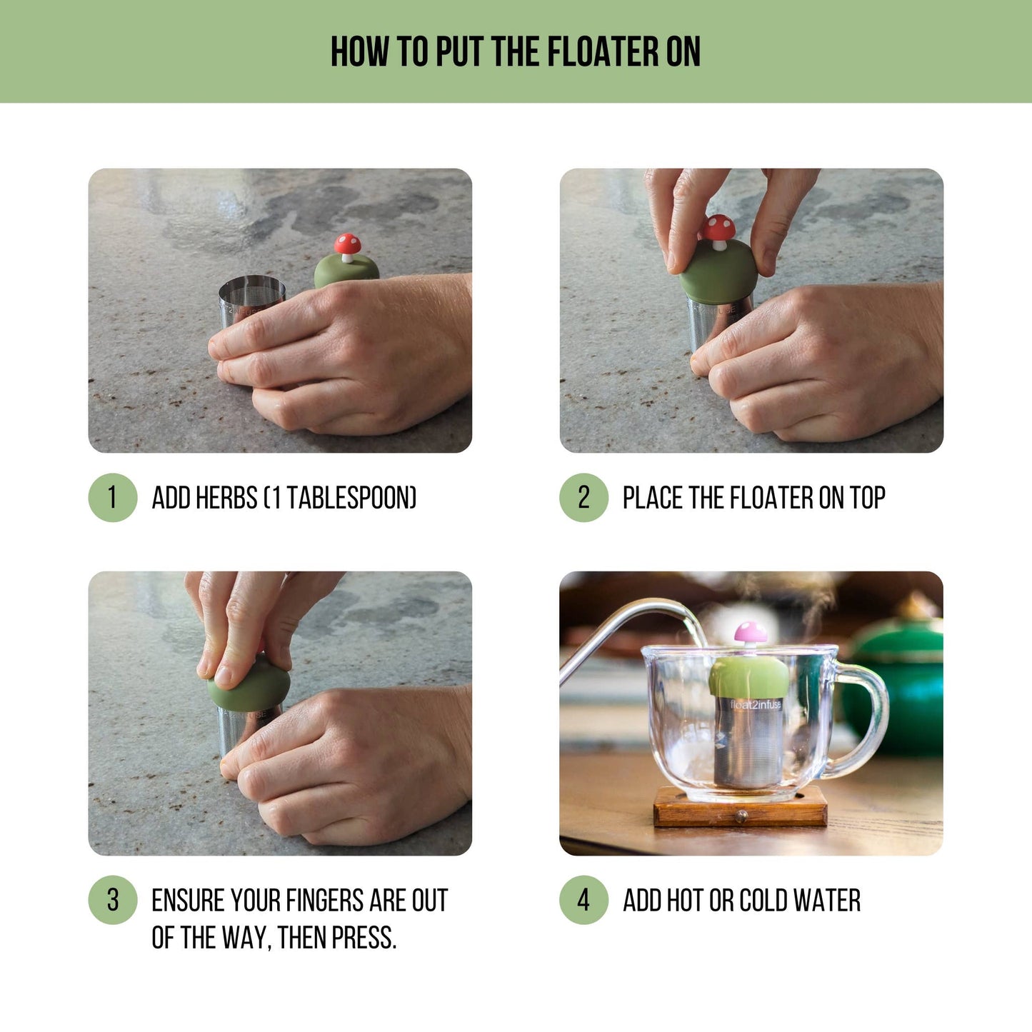 Pig Floating Tea Steeper
