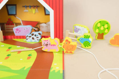 Farm Play Lacing Activity Toy