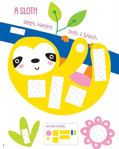 Sticker Fun: Learn About Animals Activity Book