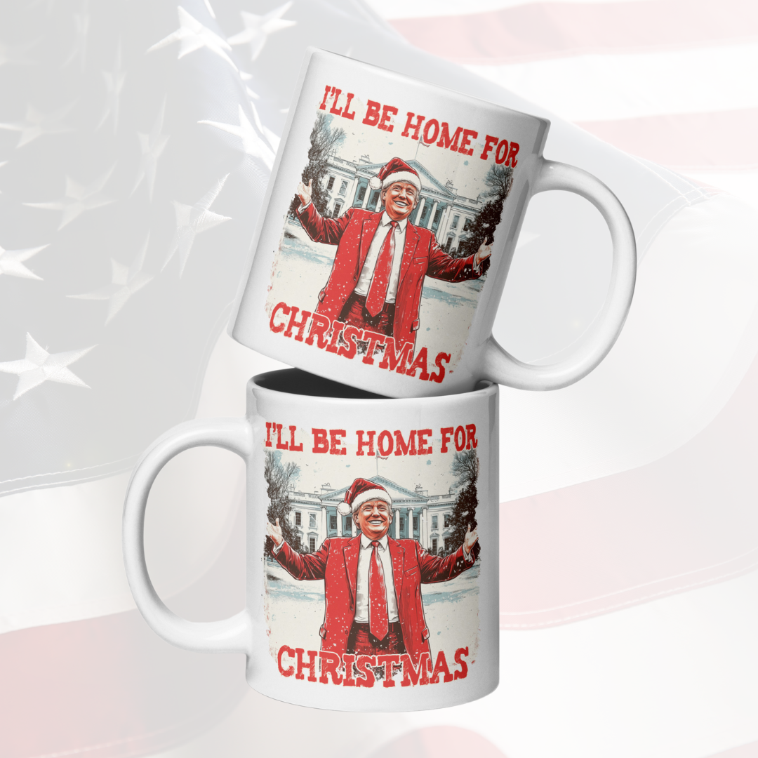 'I'll Be Home For Christmas' Trump Mug