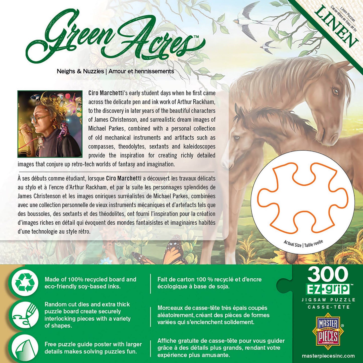 Green Acres - Neighs & Nuzzles 300 Piece EZ Grip Puzzle