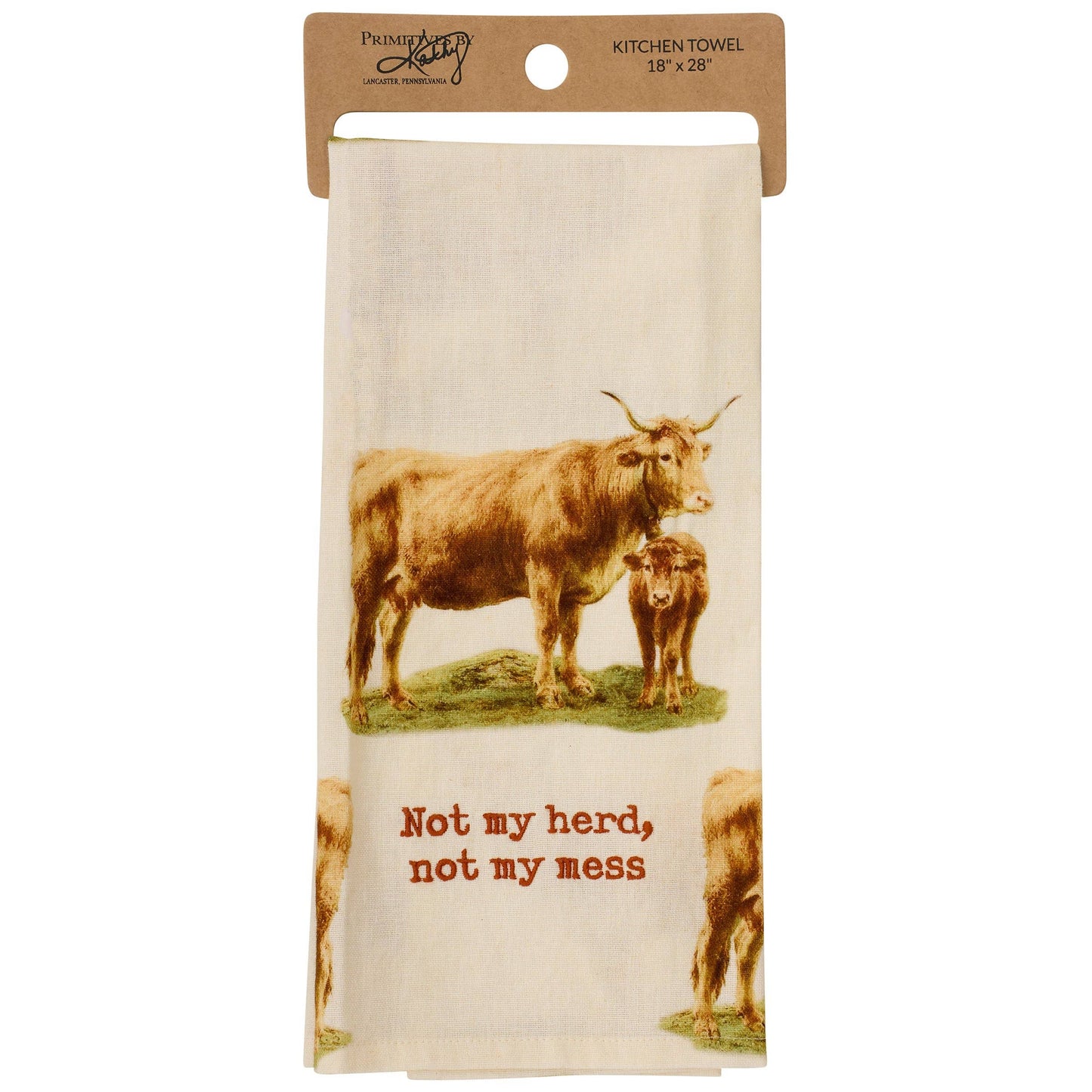 'Not My Herd Not My Mess' Kitchen Towel