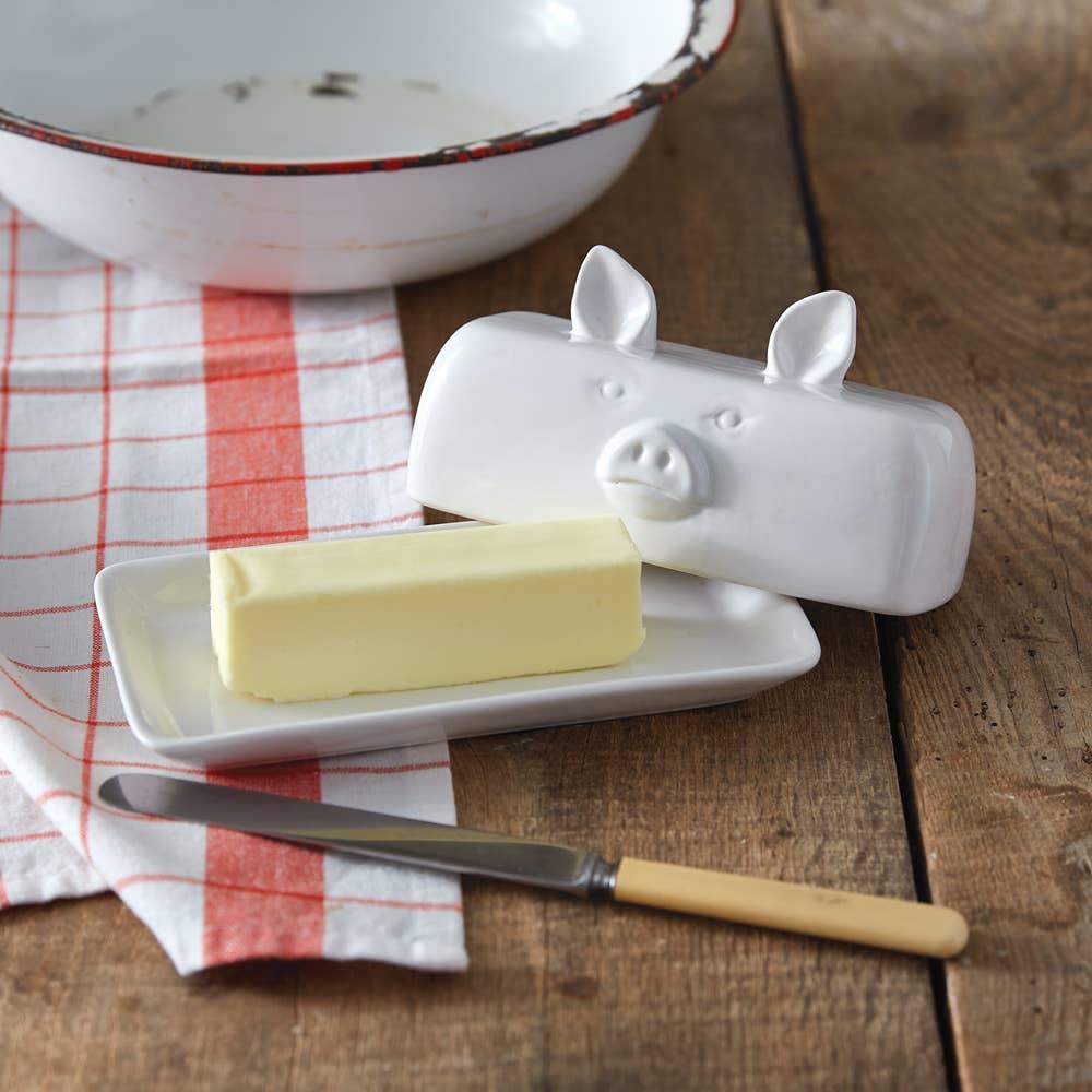 Piglet Butter Dish - American Farm Company