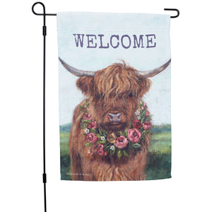 Floral Highland Garden Flag