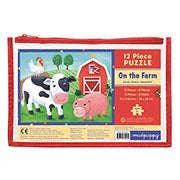 On the Farm Pouch Puzzle - 12 Piece
