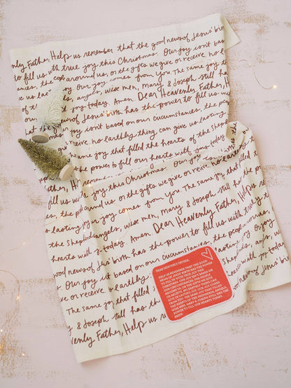 A Christmas Prayer Holiday Kitchen Towel