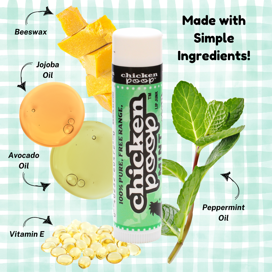 Chicken Poop® MINT All Natural Lip Balm