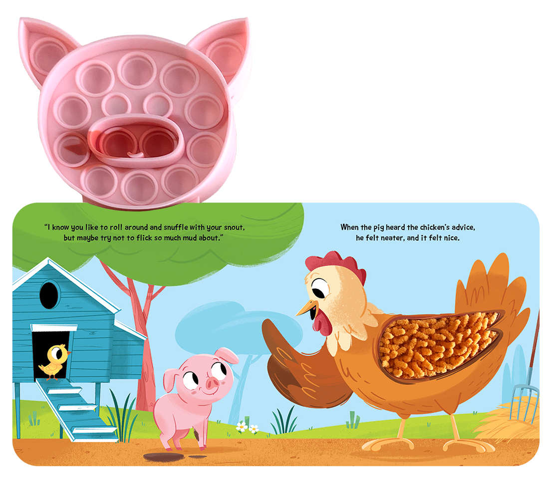 Little Pig Sensory Fidget Book