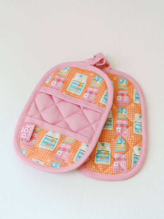 Vintage Ovens Mini Mitt Set - Set of 2