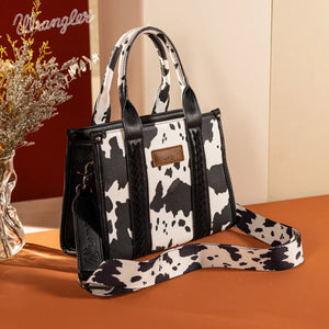 Wrangler Cow Print Tote/Crossbody