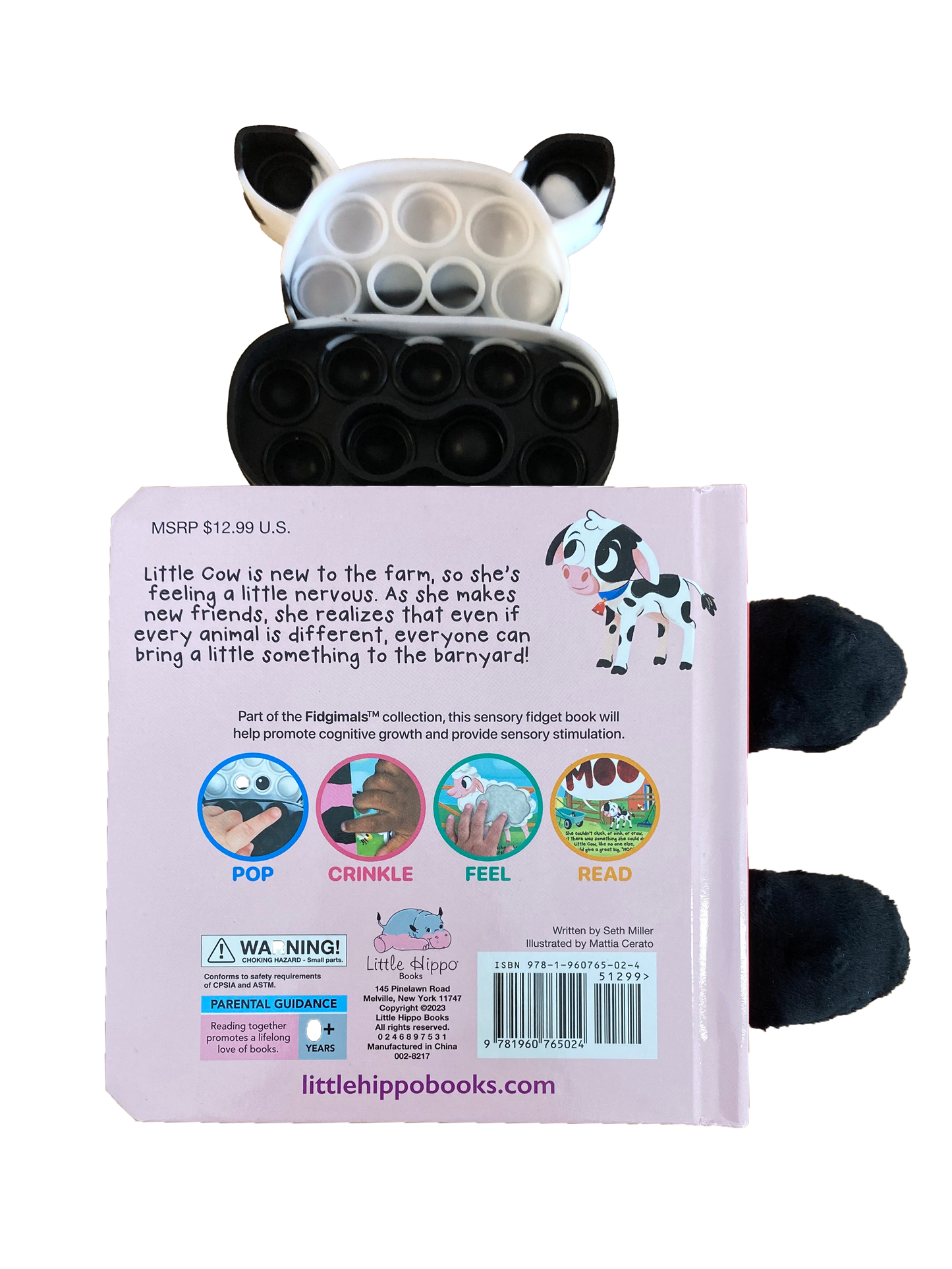 Little Cow Sensory Fidget Book
