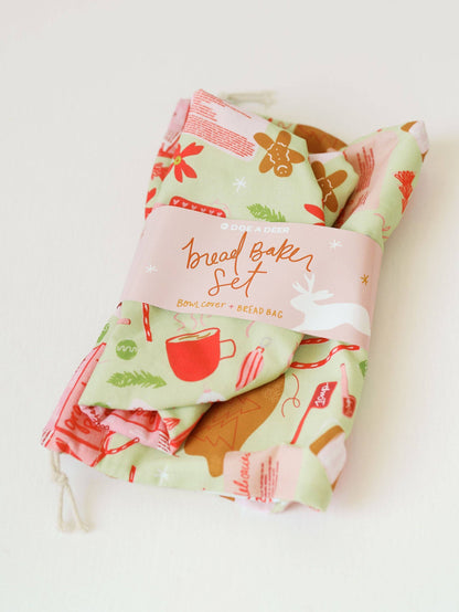 Heirloom Baking Bread Bag & Bowl Cover