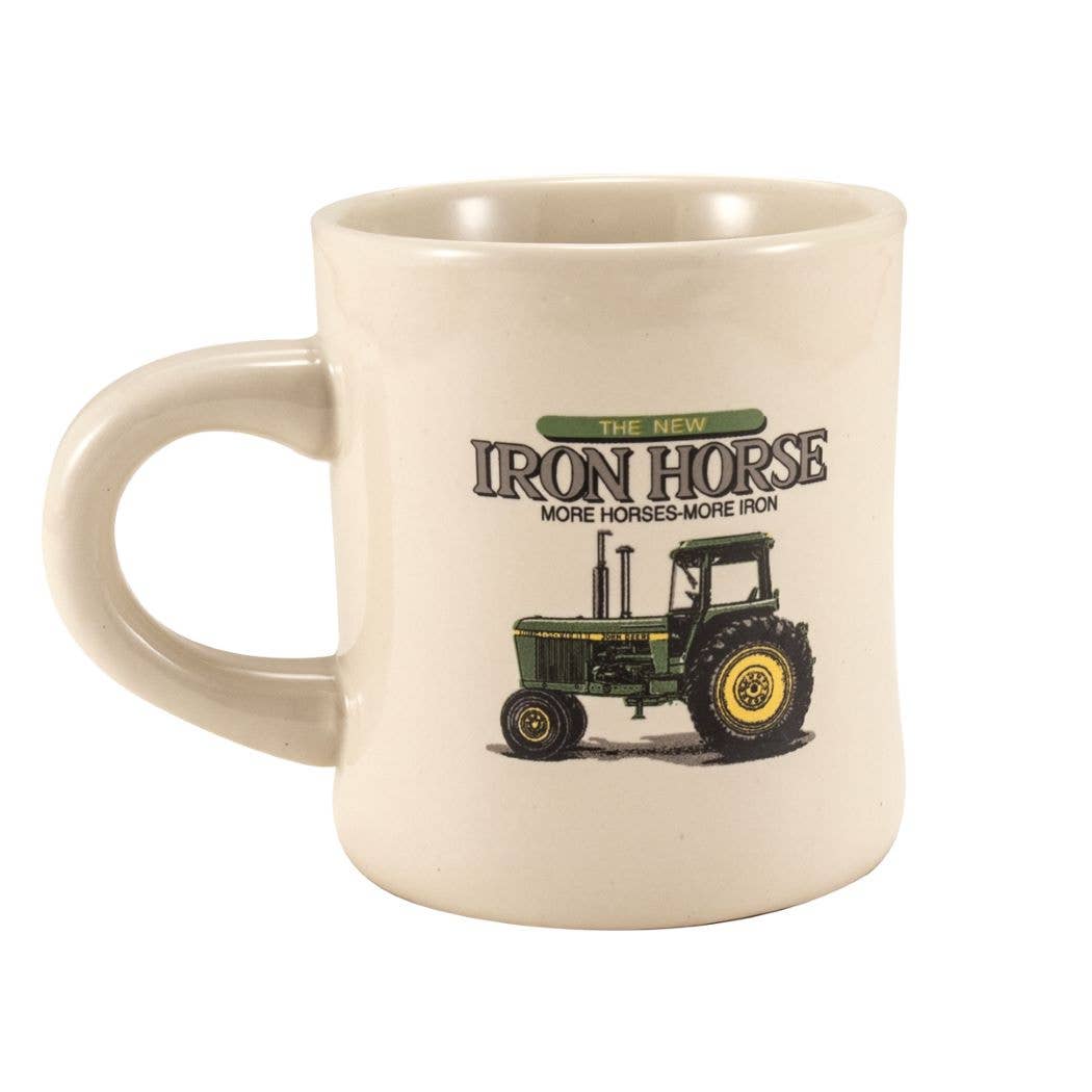 John Deere 'Iron Horse' Cream Diner Mug
