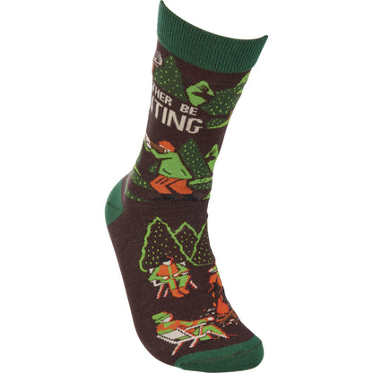 'I'd Rather Be Hunting' Socks