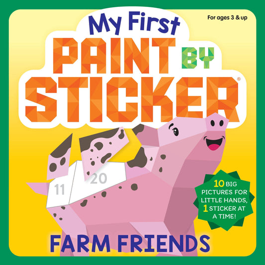 My First Paint by Sticker Book: Farm Friends