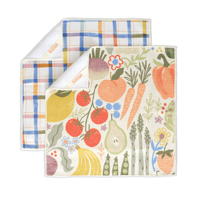 Farm Stand Microfiber Towel Set - Set of 4