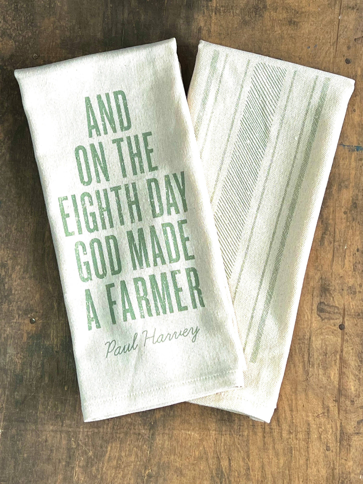 'God Made a Farmer' Kitchen Towel