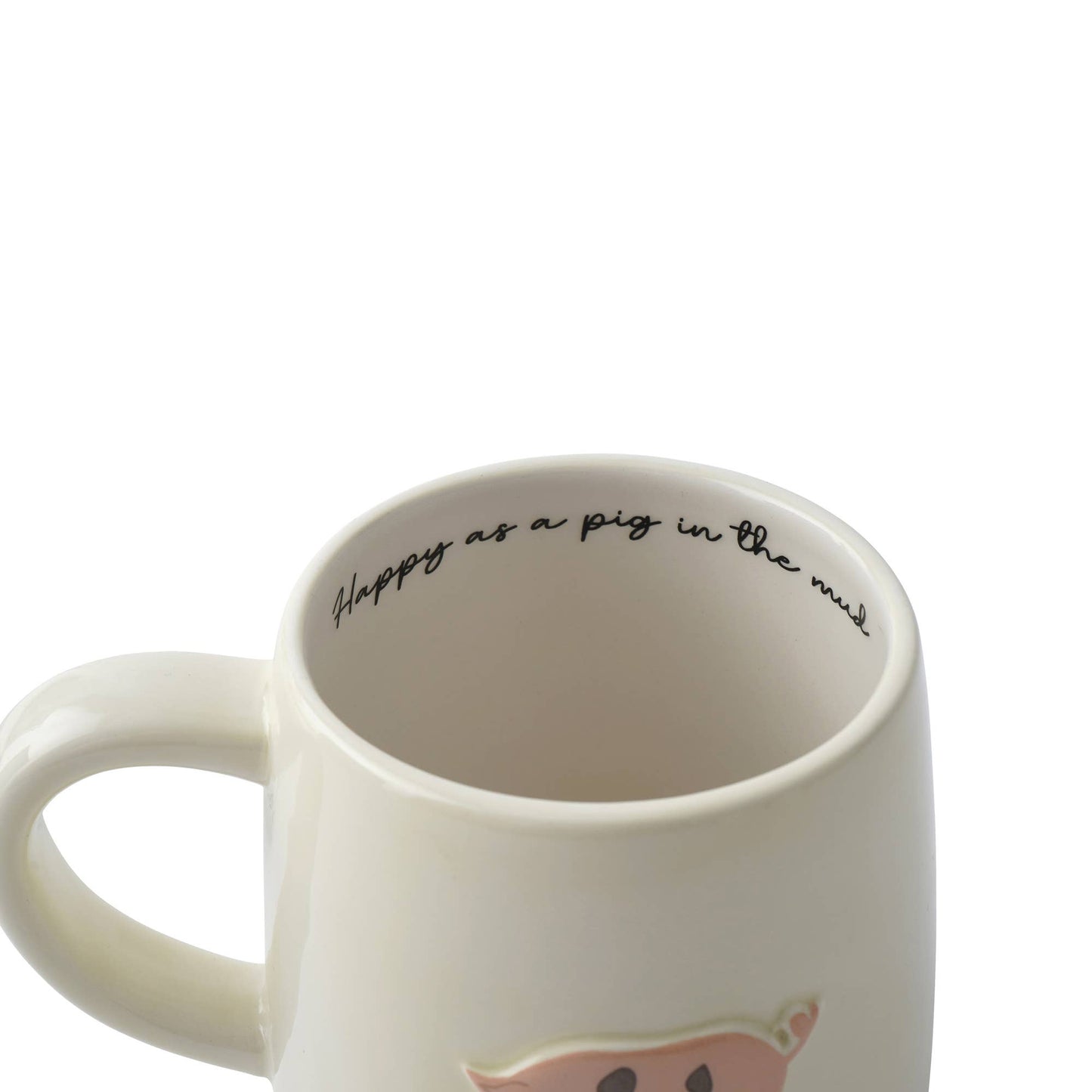 Pig 'Happy As A Pig In The Mud' Mug