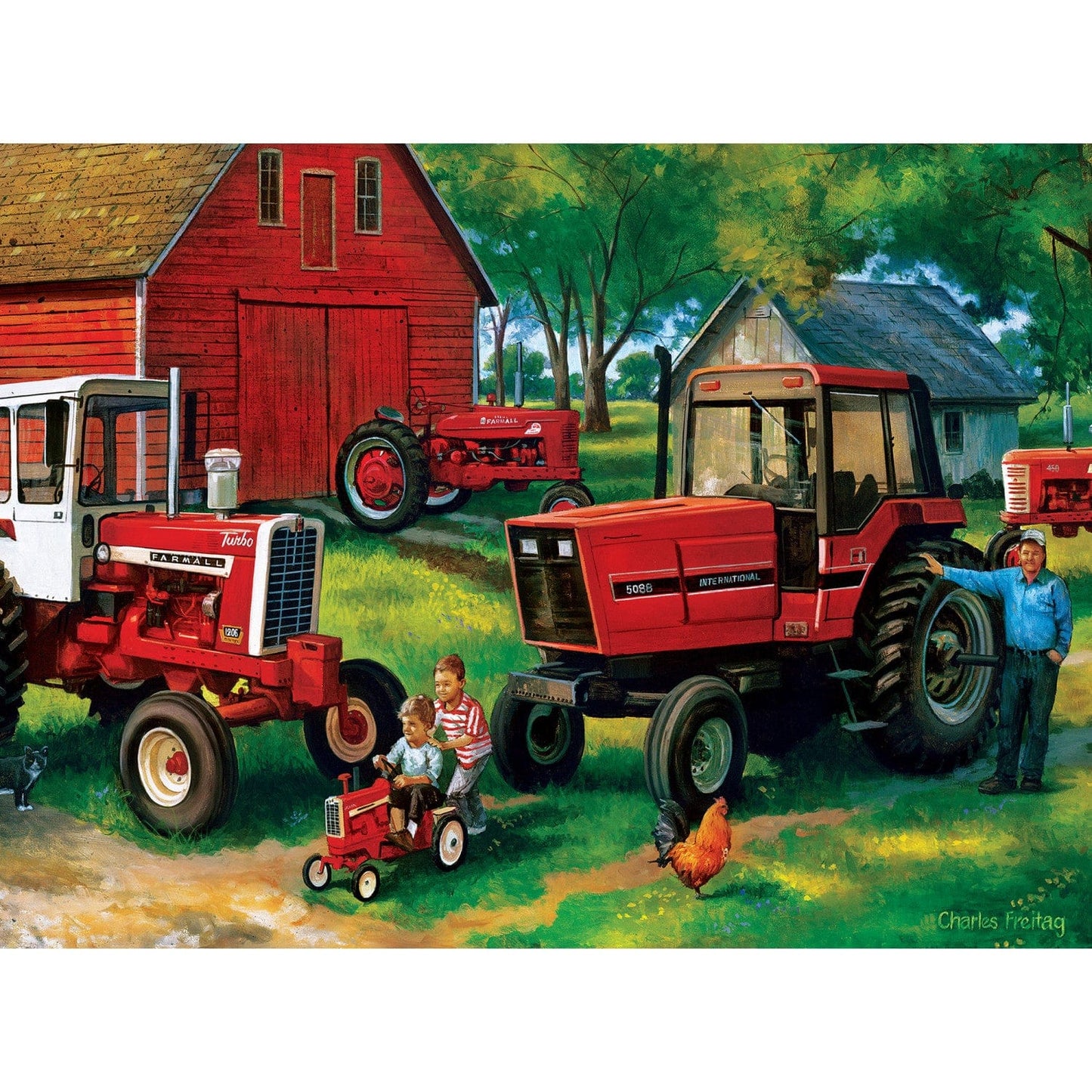 Farmall 4-Pack Puzzles - 500 Piece