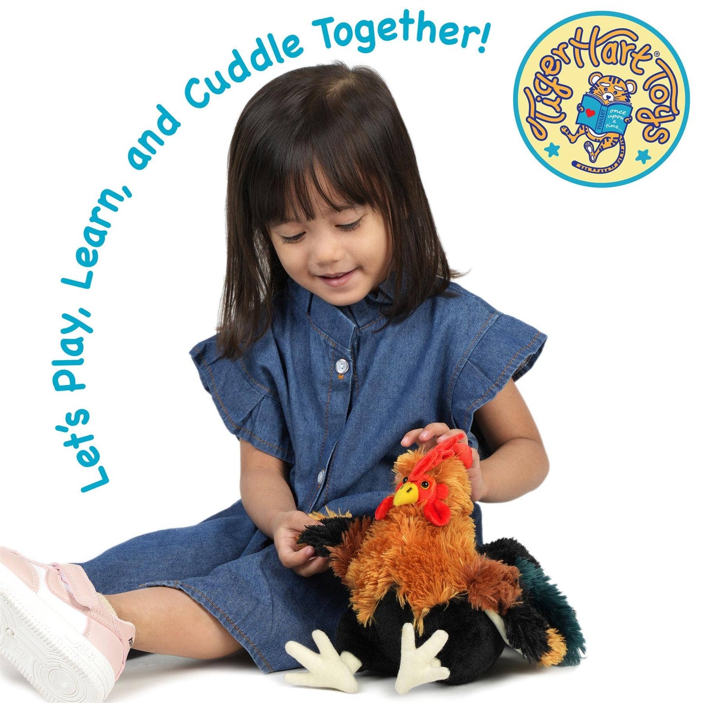 'Riley The Rooster' Chicken Stuffed Animal Plush