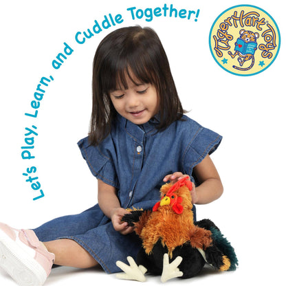 'Riley The Rooster' Chicken Stuffed Animal Plush