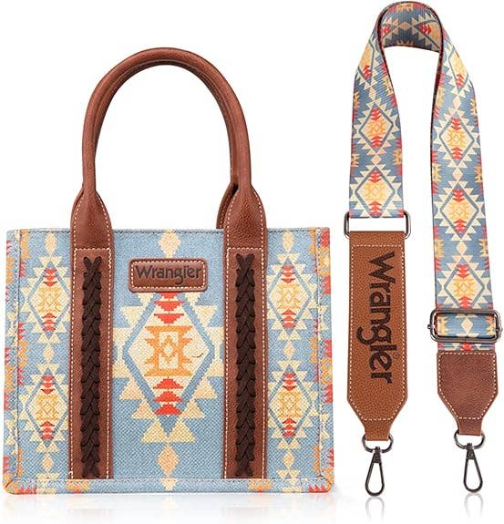 Wrangler Aztec Tote/Crossbody Bag