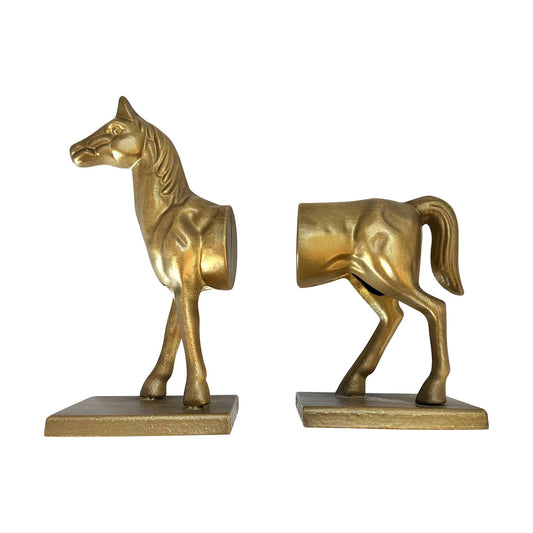 Decorative Horse Bookend Set