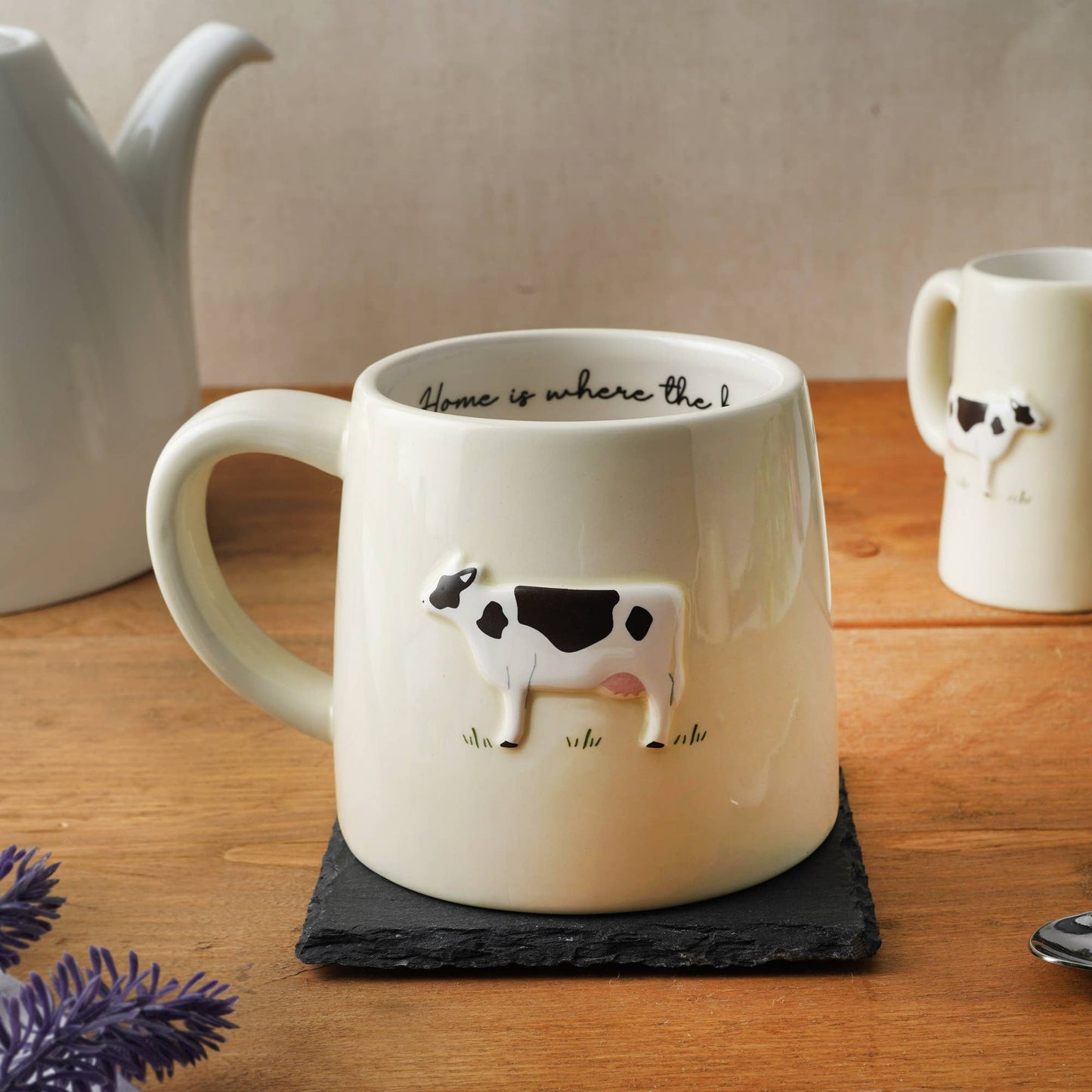 Cow 'Home is Where The Herd Is' Mug