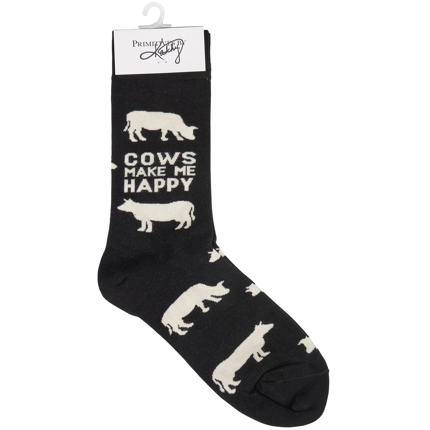 Cows Make Me Happy Socks - American Farm Company