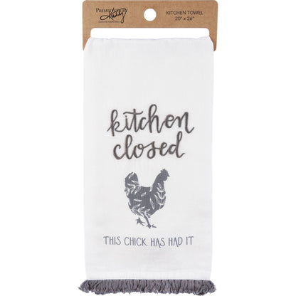 'Kitchen Closed' Kitchen Towel