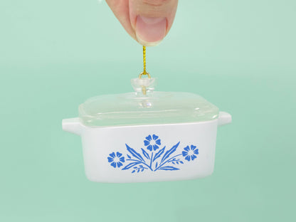 Mini Cornflower Pyrex Ornament