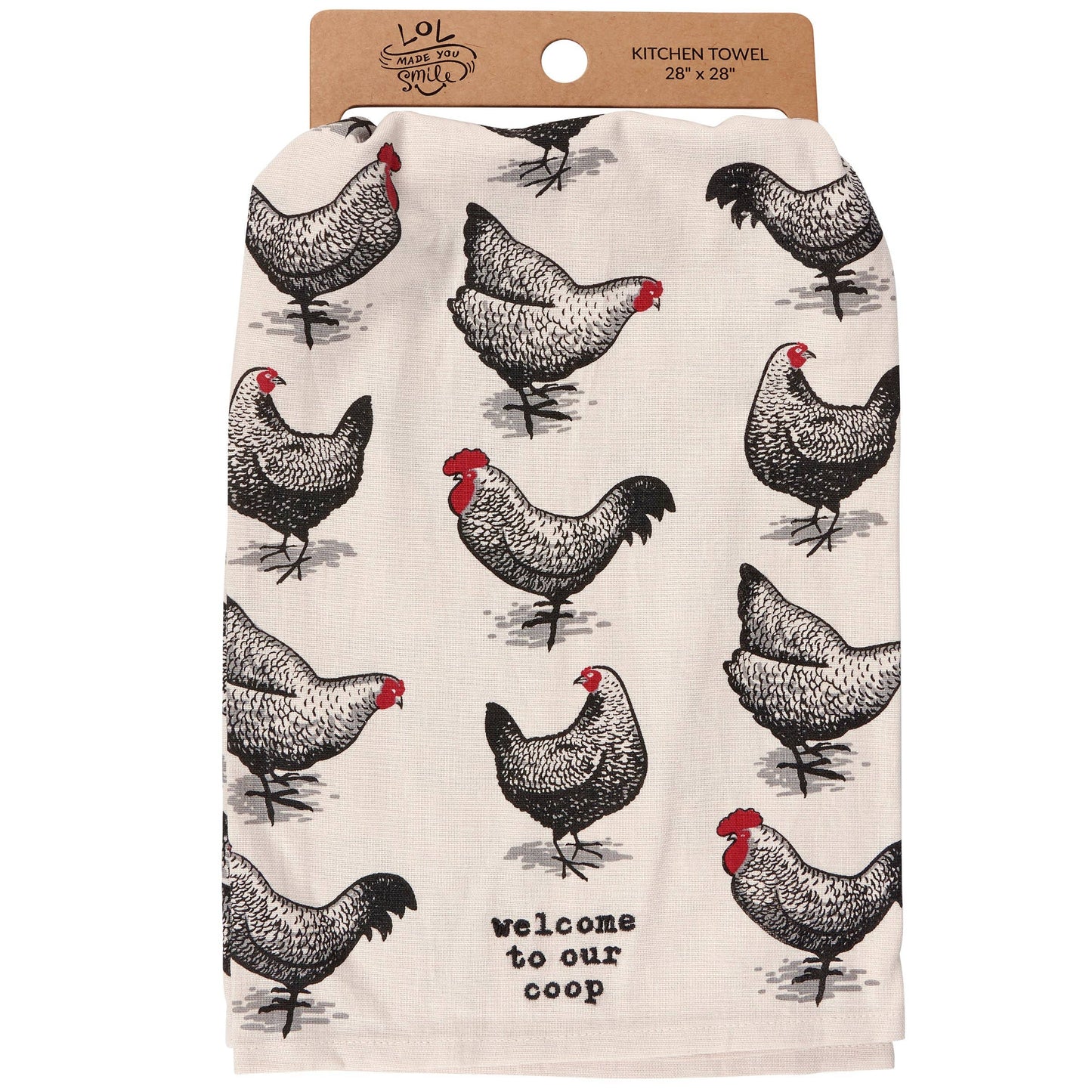 'Welcome To Our Coop' Kitchen Towel