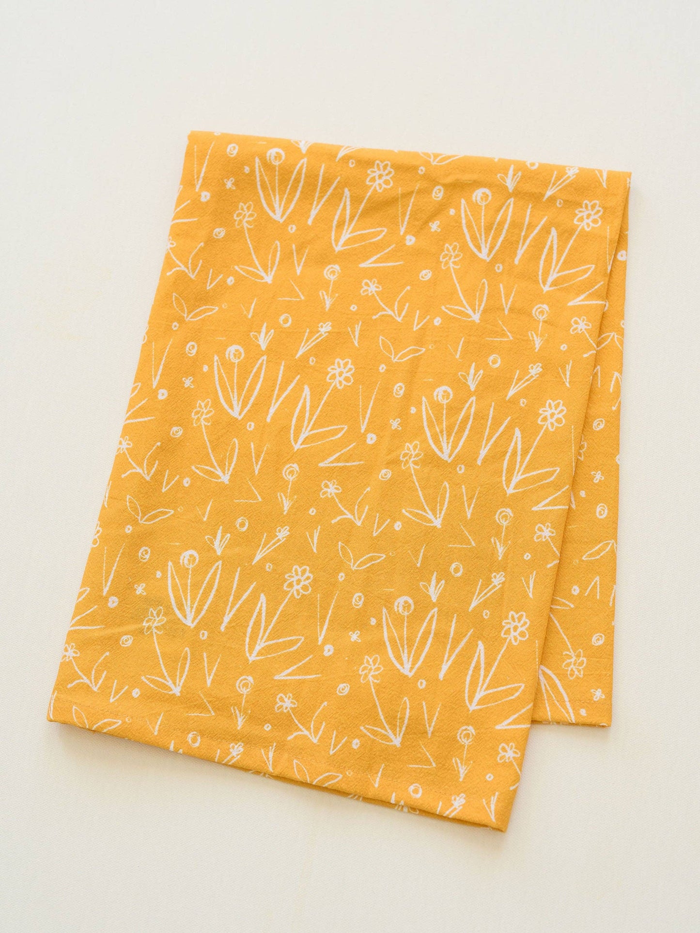 Golden Meadow | Full Pattern Tea Towel