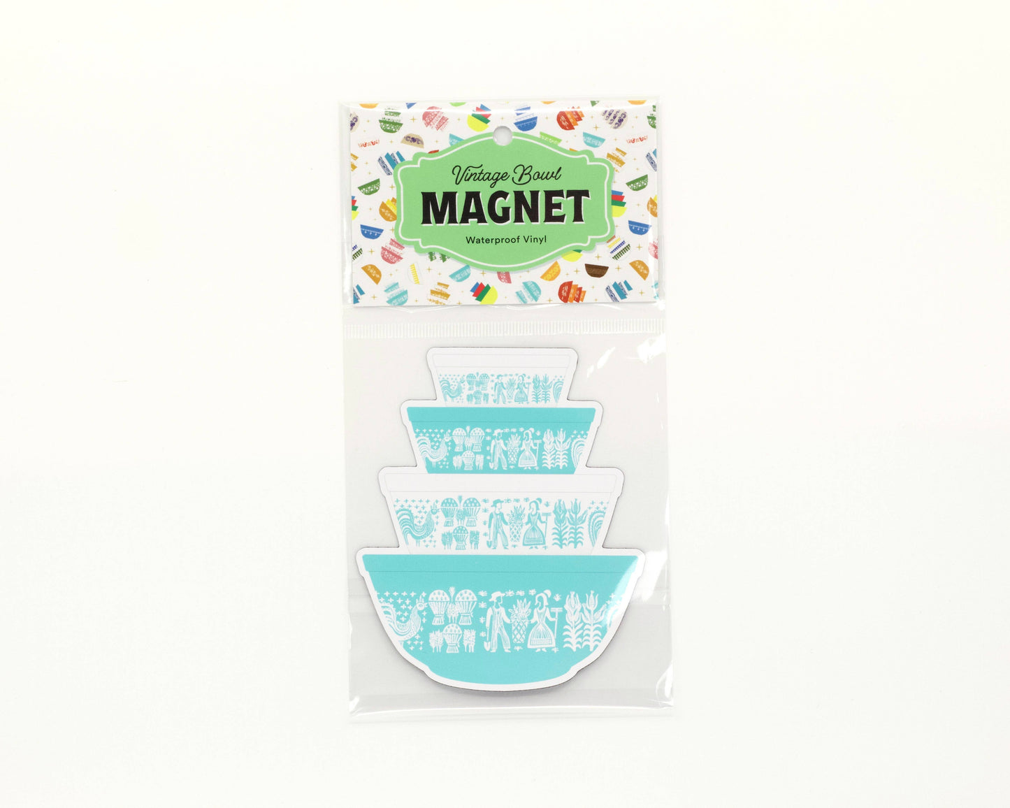 Vintage Mixing Bowl Stack Magnet