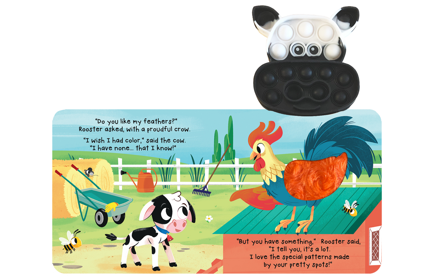 Little Cow Sensory Fidget Book
