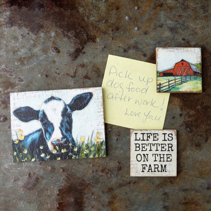 Life Is Better On The Farm Magnet Set