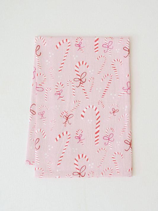 Candy Cane Holiday Flour Sack Towel