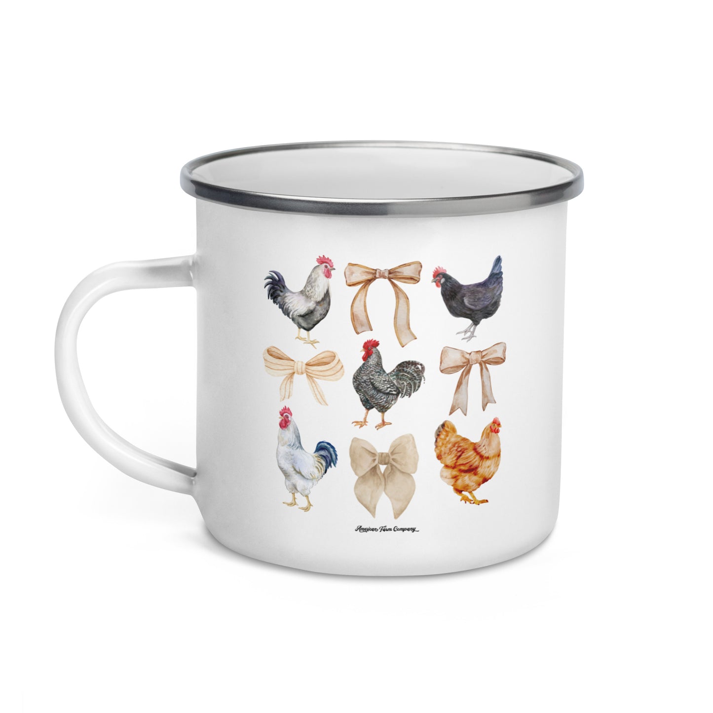 Patchwork Chicken Mug - American Farm Company